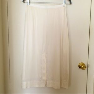 NWOT Uniqlo Satin Midi Skirt